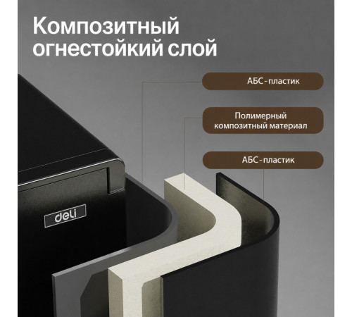 Сейф огнестойкий DELI 