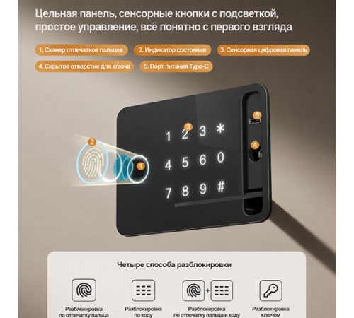 Сейф DELI 