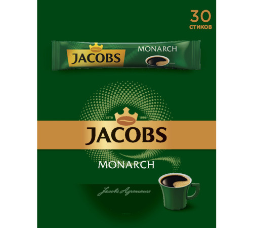 Кофе Jacobs Monarch 20*30*1.8г растворимый