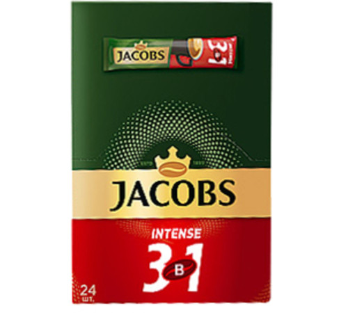 Кофе Jacobs 3в1 Intense 12г растворимый