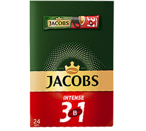 Кофе Jacobs 3в1 Intense 12г растворимый