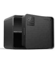 Сейф DELI LockSwort биометрический + электронный замок + ключ + Wi-Fi, 300х400х300 мм, 10 кг, черный