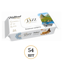 Салфетки влажные Jazz Premium Traditional, Бурабай, 54 шт