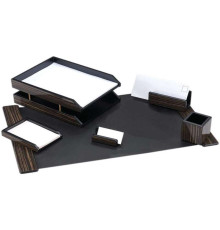 Набор настольный Delucci 6 предметов, эбонитовое дерево