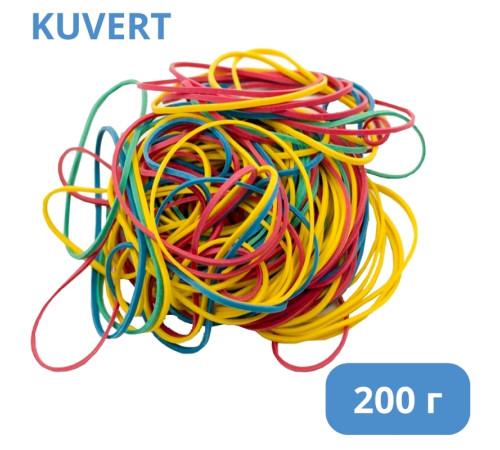Резинки для денег Kuvert, 200 гр, цветные