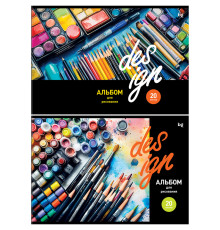 Альбом для рисования 20л., А4, на скрепке BG 