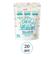 Полотенца сжатые Sterill, 24х30 см, 20 шт
