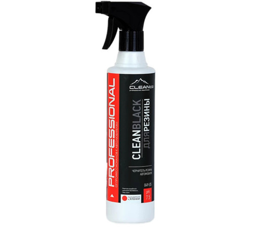 Чернитель резины автомобиля CleanBlack ECO, 500 мл