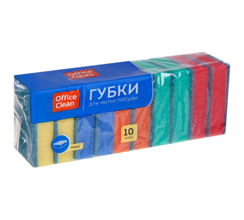 Губка для мытья посуды OfficeClean 