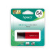 Флеш-память USB Apacer 64GB AH25B, красный