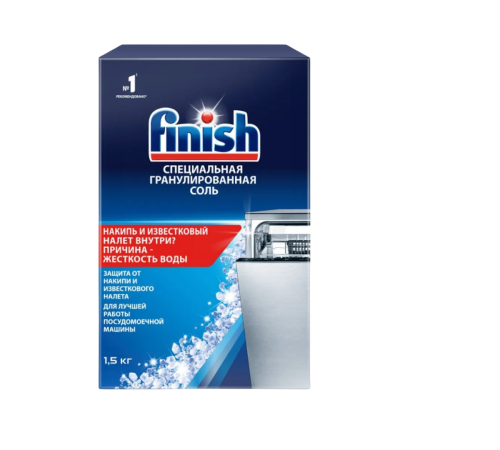 Средство для посудомоечных машин FINISH, соль, 1.5 кг.