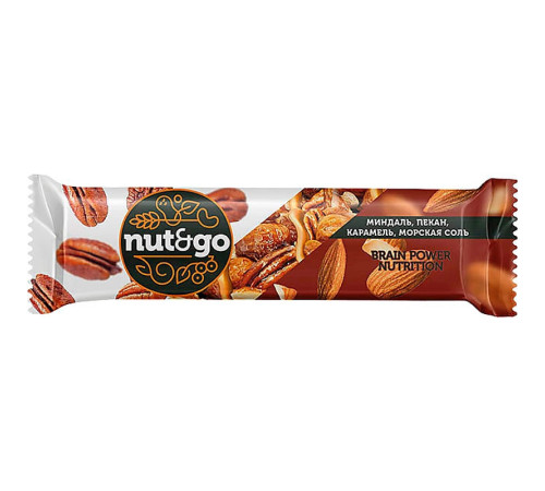Батончик миндальный «Nut&Go», с пеканом