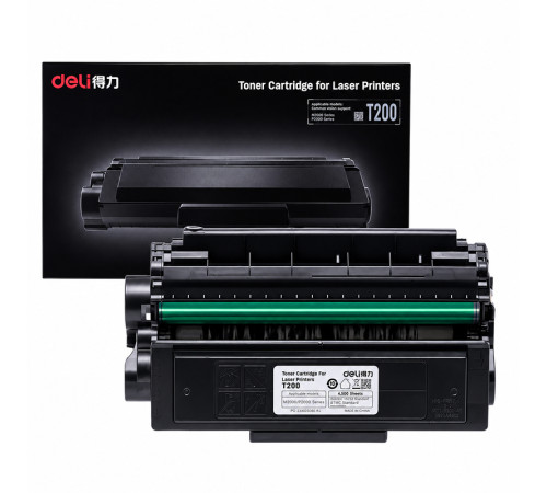 Картридж DELI T200 (4500 стр.) M2000s P2000s M2000DWs M2000DNWs P2000DNWs, совместимый, черный