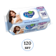 Салфетки влажные Flovell Care Classic Jumbo Pack, 120 шт