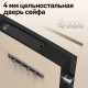 Сейф LockSworth биометрический + электронный замок + ключ, 600х380х360 мм, 26 кг, черный