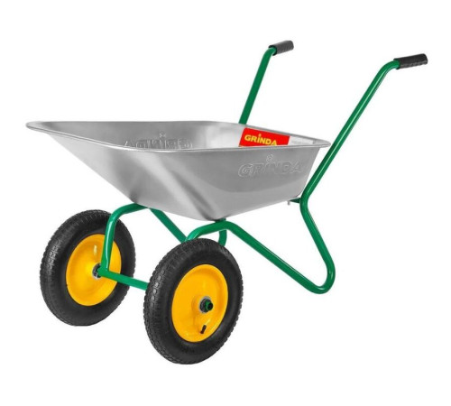 Тачка садовая двухколесная GRINDA GB-2, 120кг