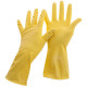 Перчатки резиновые OfficeClean, желтые, размер ХL