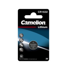 Батарейка CAMELION CR1632-BP1, 3V 1шт/блистере