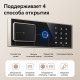 Сейф LockSworth биометрический + электронный замок + ключ, 600х380х360 мм, 22.5 кг, черный