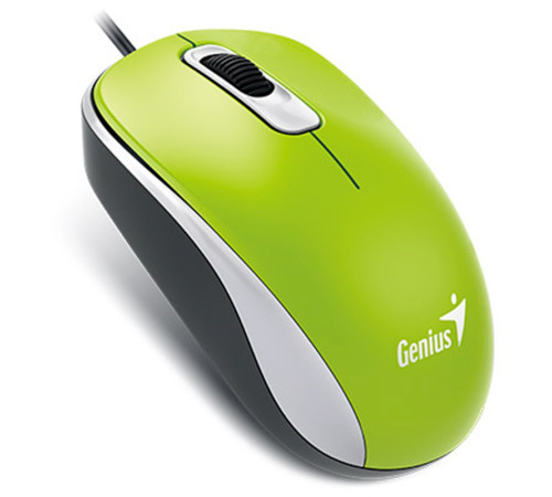 Мышь Genius DX-110 зеленая USB