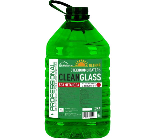 Стеклоомывающая жидкость летняя CleanGlass, 5 л