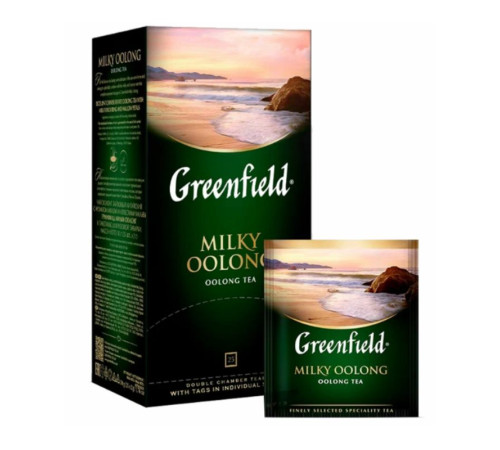 Чай Greenfield Milky Oolong улун с добавками, 25 пакетиков