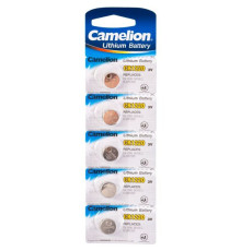 Батарейка, CAMELION CR1220-BP5 Lithium Battery, СR1220 3V, 220mAh, 5 шт в блистере
