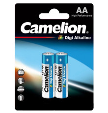Батарейка CAMELION Digi Alkaline, AA, 1.5V, 2 шт в блистере