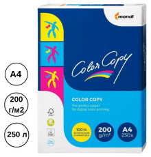 Бумага Color Copy, А4, 200 г/м2, 250л., белая