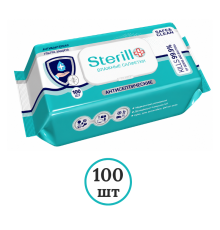 Салфетки влажные Sterill, 100 шт