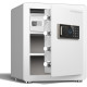 Сейф LockSworth биометрический + электронный замок + ключ, 450х380х320 мм, 18 кг, белый