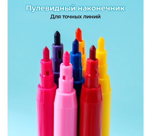 Фломастеры i Select, 18 цветов, PVC упаковка, европодвес