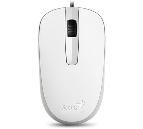 Мышь Genius DX-120, белая, USB