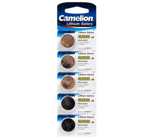 Батарейка CAMELION CR2032-BP5, 3V, 5 шт. в блистере