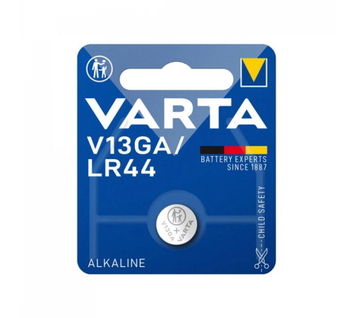Батарейки Varta Alkaline V13GA -LR44 (1шт/упак)