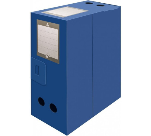 Архивный короб БЮРОКРАТ, 330x100x245 мм, пластик, синий