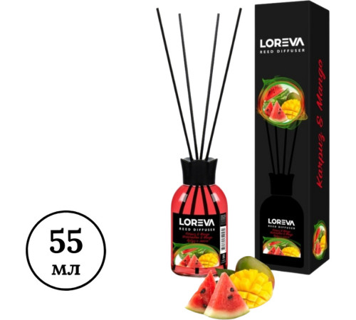 Ароматизатор LOREVA "Арбуз-манго", 55 мл