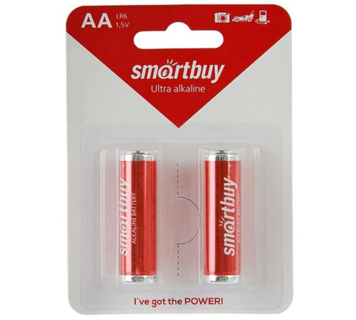 Батарейка алкалиновая Smartbuy АА1,5V. 2шт Батарейка алкалиновая Smartbuy АА1,5V. 2шт