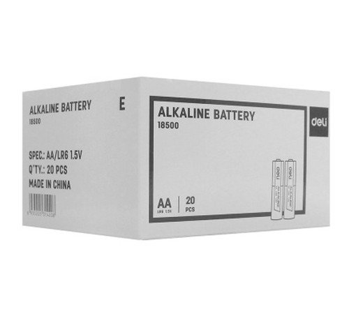 Батарейки DELI Alkaline, LR6, 1.5V, AA, 2 штуки в блистере Батарейки DELI Alkaline, LR6, 1.5V, AA, 2 штуки в блистере