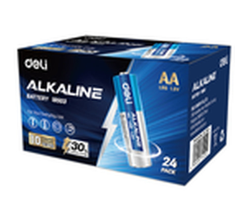 Батарейки DELI Alkaline, LR6, 1.5V, AA, 4 шт/упак Батарейки DELI Alkaline, LR6, 1.5V, AA, 4 шт/упак