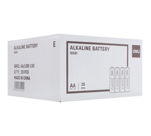 Батарейки DELI Alkaline, LR6, 1.5V, AA, 4 штуки в блистере Батарейки DELI Alkaline, LR6, 1.5V, AA, 4 штуки в блистере