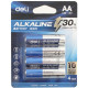Батарейки DELI Alkaline, LR6, 1.5V, AA, 4 штуки в блистере
