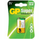 Батарейки GP "Super" 1604A BC1, крона, 1шт/уп