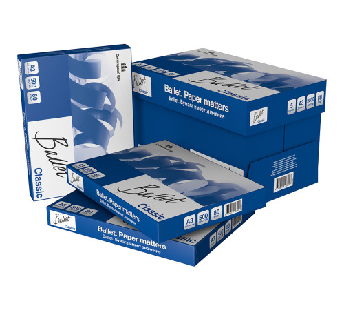 Бумага офисная Ballet Classic, А4, 80г/м2, 500 л Бумага офисная Ballet Classic, А4, 80г/м2, 500 л