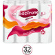 Бумага туалетная “Papirone Premium”, 3-слойная, 32 рулона в упаковке