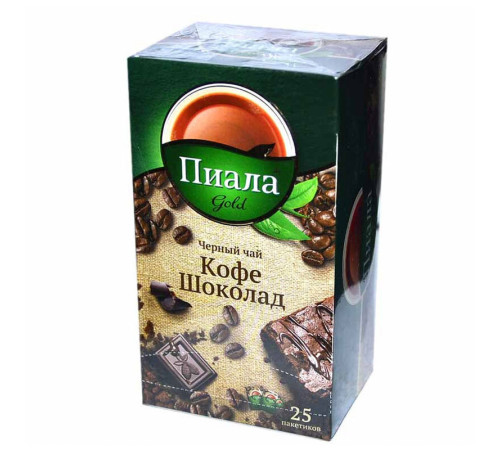 Чай Пиала "Кофе-Шоколад",  25 пакетиков, черный