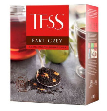Чай Tess "Earl Grey", черный , 100 пакетиков