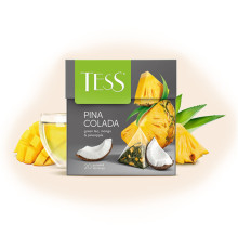Чай Tess "Pino Colada" зеленый фруктовый, 20 пакетиков 