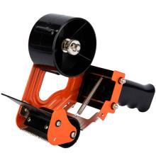 Диспенсер для упаковочной ленты DELI, металлический (ширина ленты до 60 мм), оранжевый