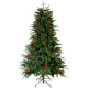 Ель новогодняя "Adenau" с ягодами и шишками, 180 см
